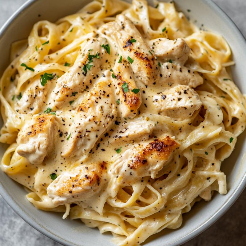 Creamy Chicken Alfredo Pasta